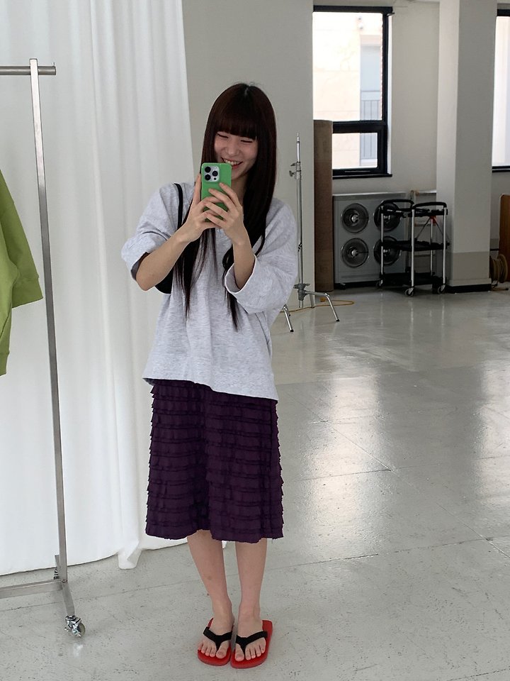 Logarden - Korean Women Fashion - #momslook - Tiered Skirt - 6