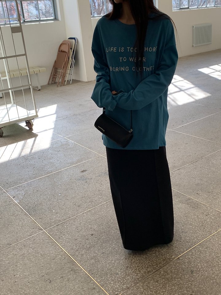 Logarden - Korean Women Fashion - #momslook - Sewing Embroidery Tee - 8