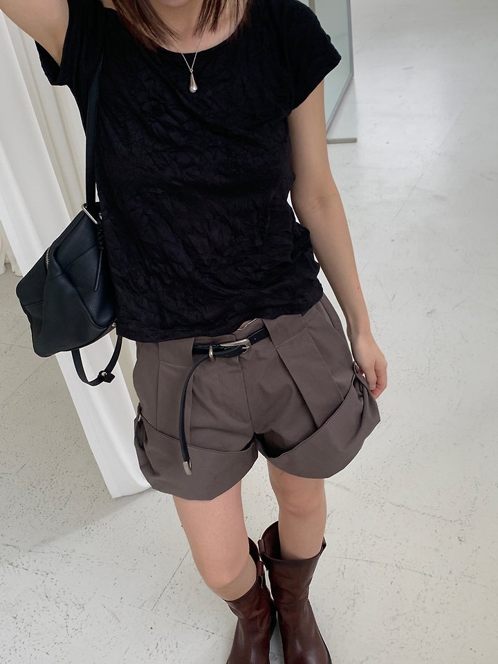 Logarden - Korean Women Fashion - #momslook - Roll-Up Half Pants - 11