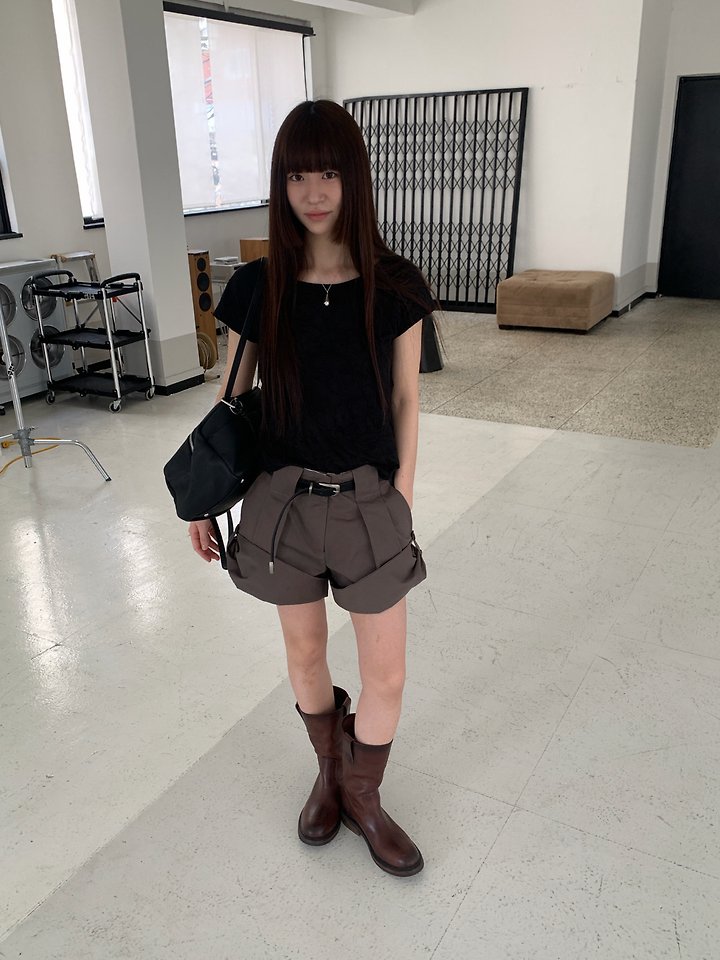 Logarden - Korean Women Fashion - #momslook - Roll-Up Half Pants - 3