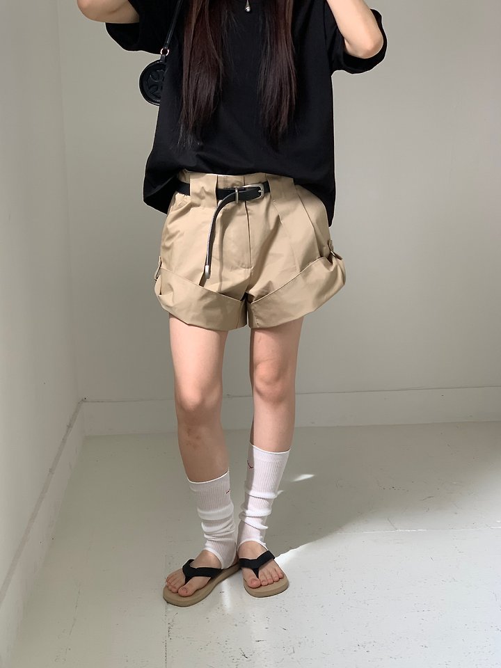 Logarden - Korean Women Fashion - #momslook - Roll-Up Half Pants - 9