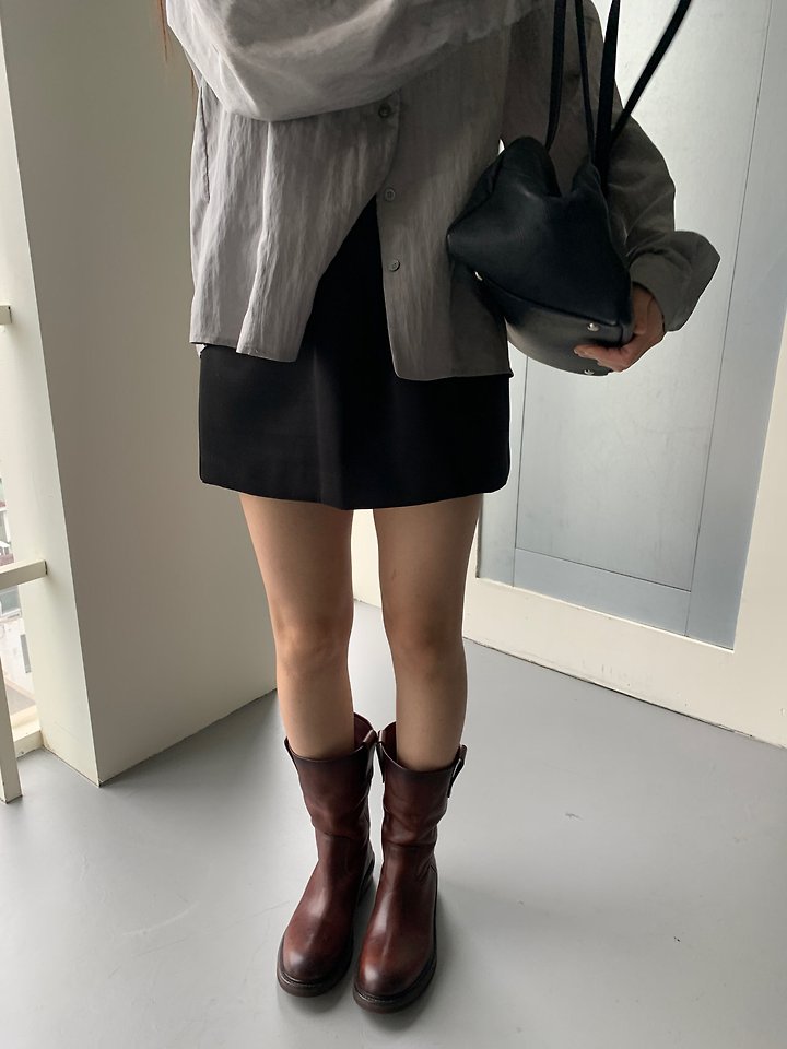 Logarden - Korean Women Fashion - #momslook - Shine Mini Skirt - 12