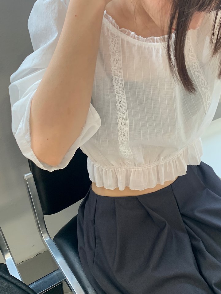 Logarden - Korean Women Fashion - #momslook - Lloyd Blouse - 11