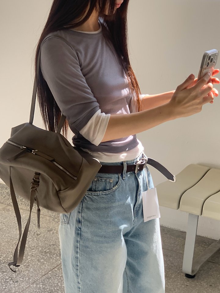 Logarden - Korean Women Fashion - #momslook - Hailey Tee - 10