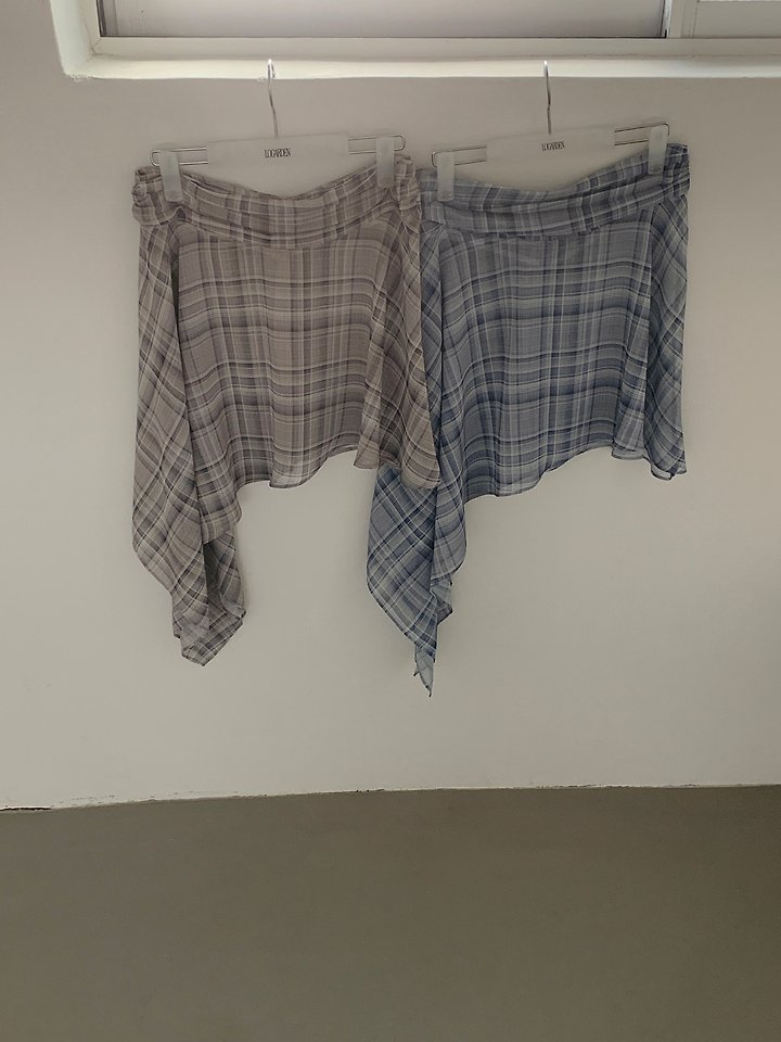 Logarden - Korean Women Fashion - #momslook - Check Wrap Skirt - 3