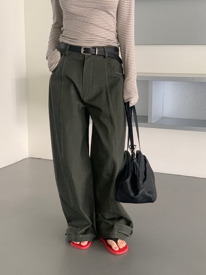 Logarden - Korean Women Fashion - #momslook - Washing Garment Pants - 2