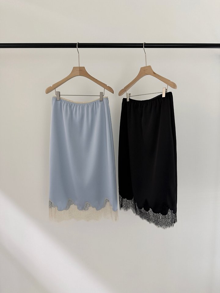 Logarden - Korean Women Fashion - #momslook - Rita Satin Skirt - 3