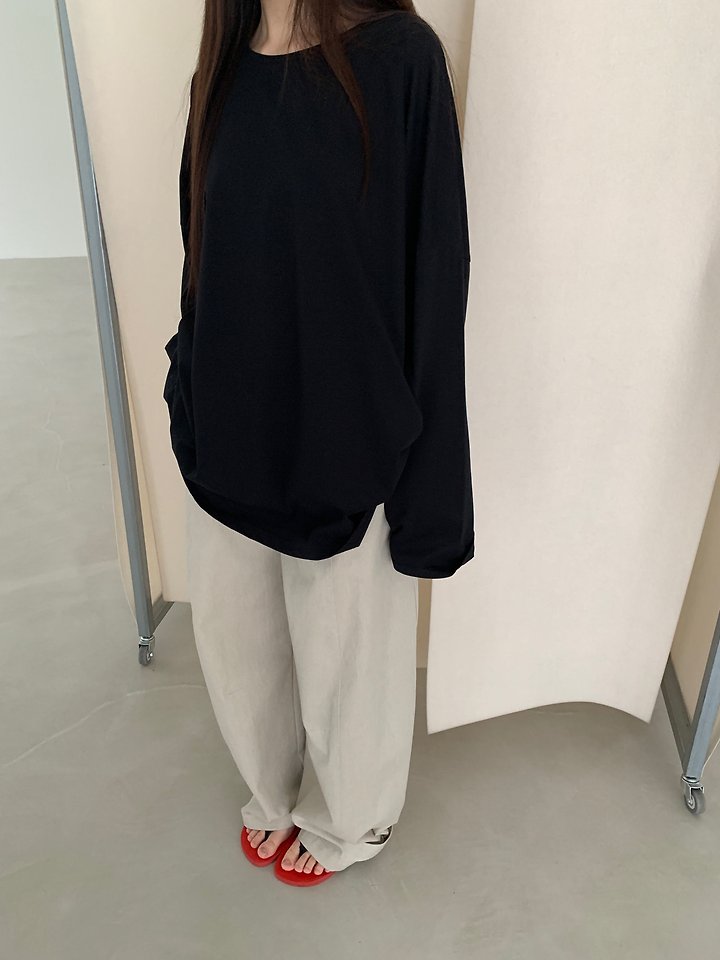 Logarden - Korean Women Fashion - #momslook - Silket Boxy Tee - 12