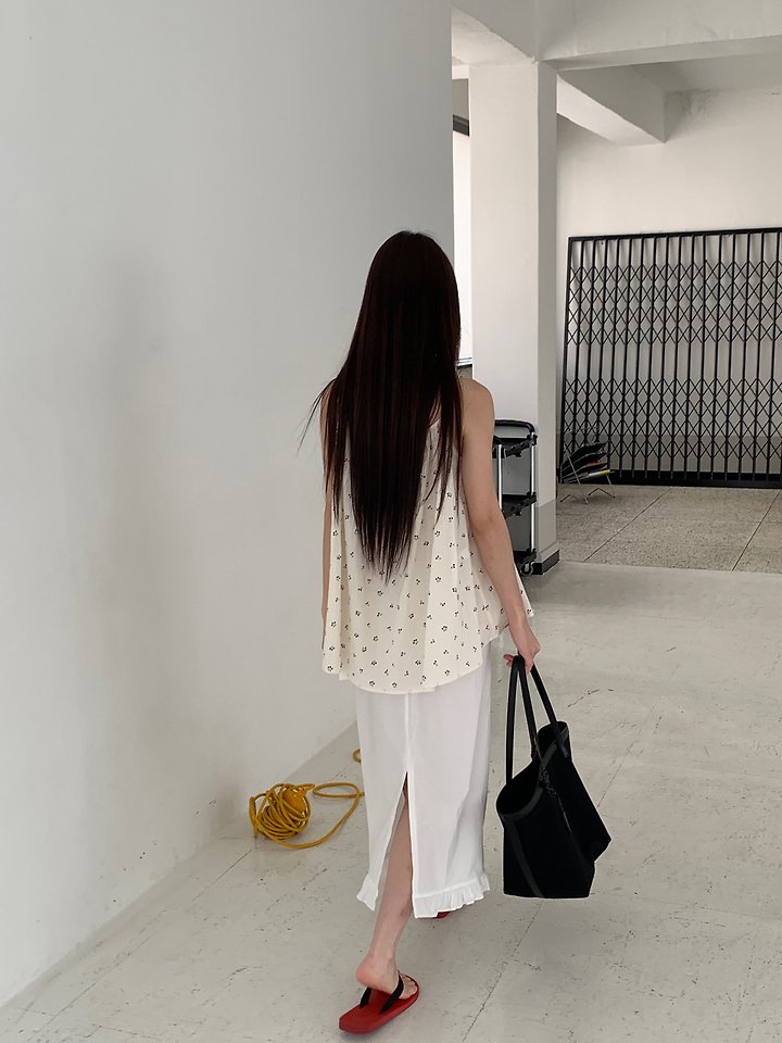 Logarden - Korean Women Fashion - #pursuepretty - Cotton Shirring Skirt - 9