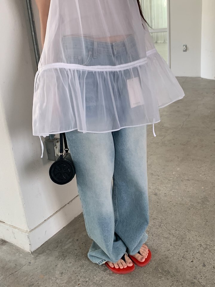 Logarden - Korean Women Fashion - #pursuepretty - Lace Shirring Blouse - 7