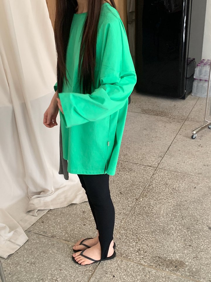 Logarden - Korean Women Fashion - #pursuepretty - Silket Boxy Tee - 6