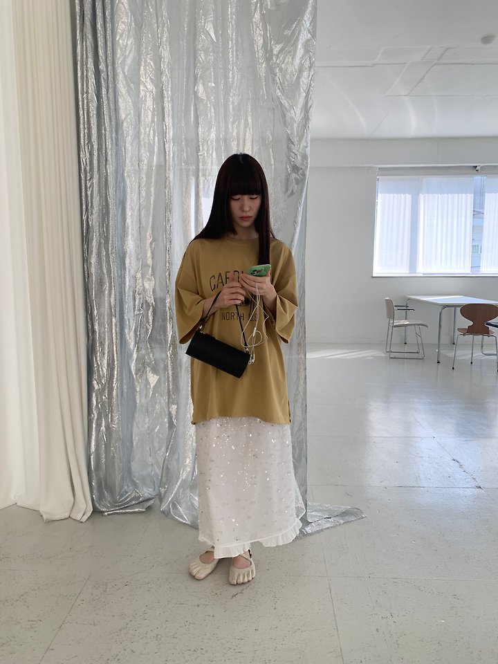 Logarden - Korean Women Fashion - #restrostyle - Cotton Shirring Skirt - 10