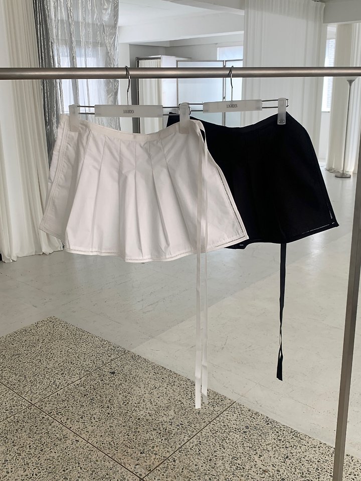 Logarden - Korean Women Fashion - #restrostyle - Cotton Wrap Skirt - 9