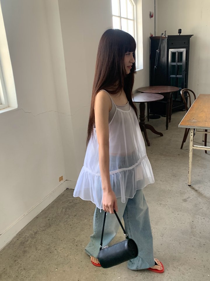 Logarden - Korean Women Fashion - #restrostyle - Lace Shirring Blouse - 8