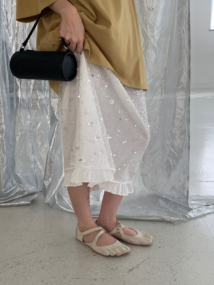 Logarden - Korean Women Fashion - #romanticstyle - Sequin Skirt - 12