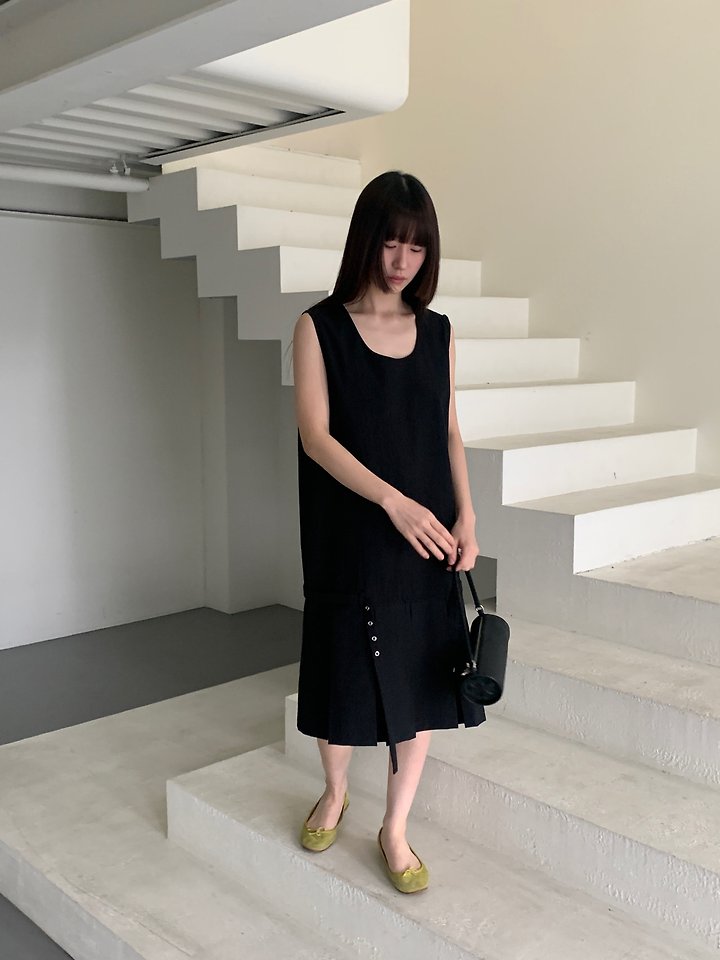 Logarden - Korean Women Fashion - #romanticstyle - Low Belt One-piece - 3