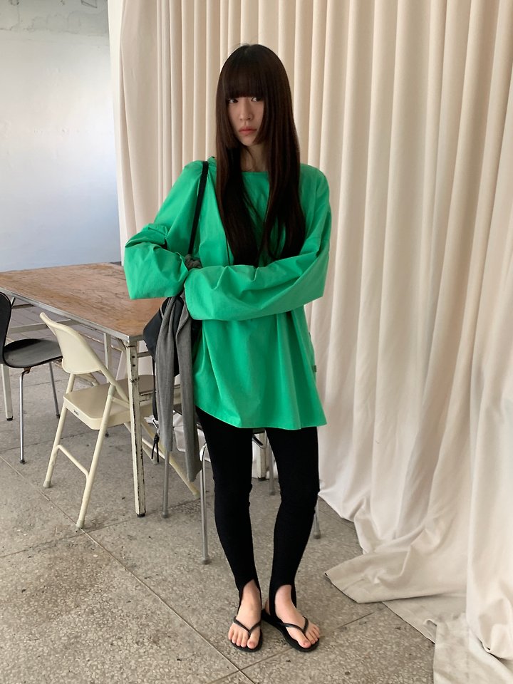 Logarden - Korean Women Fashion - #romanticstyle - Silket Boxy Tee - 8