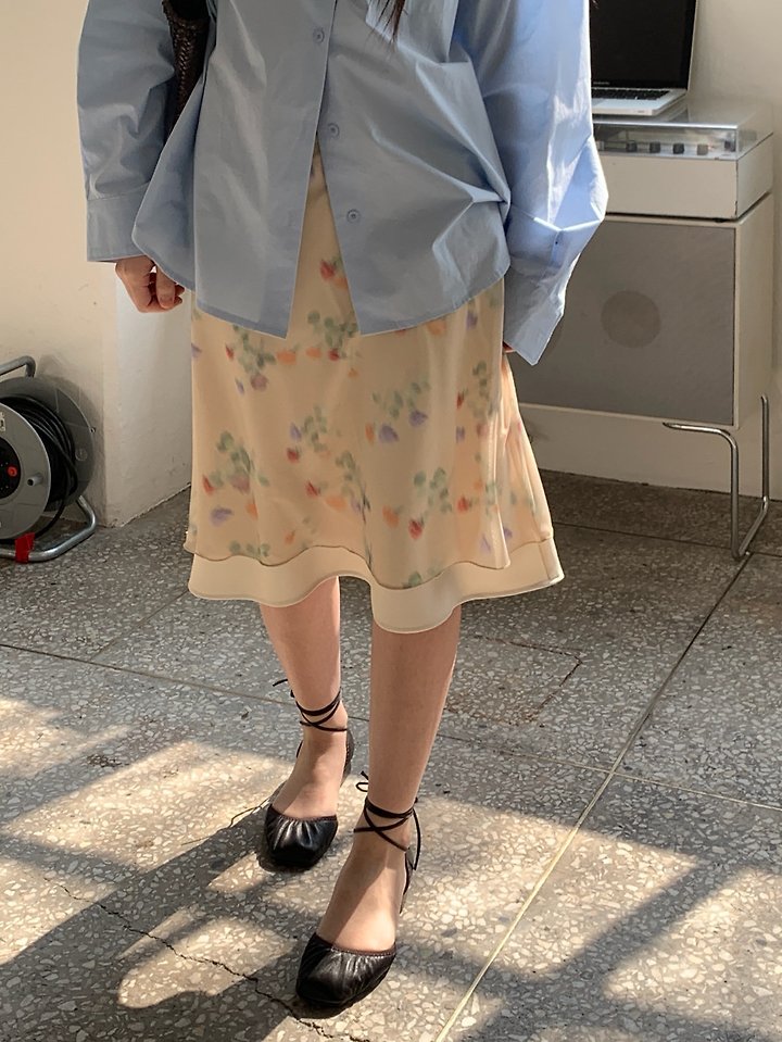 Logarden - Korean Women Fashion - #shopsmall - Monet Skirt - 12