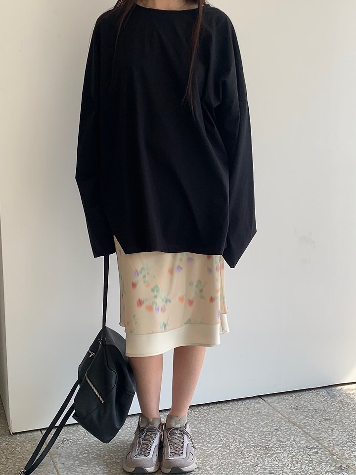 Logarden - Korean Women Fashion - #thatsdarling - Silket Boxy Tee - 10