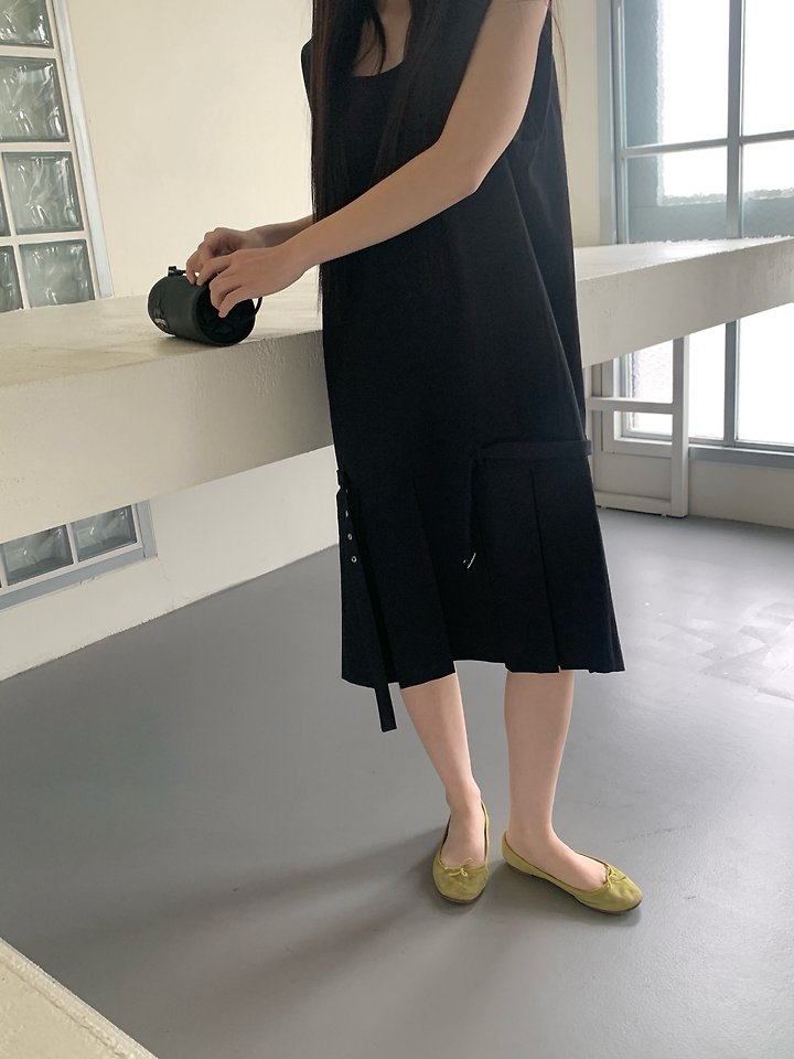 Logarden - Korean Women Fashion - #thelittlethings - Low Belt One-piece - 6