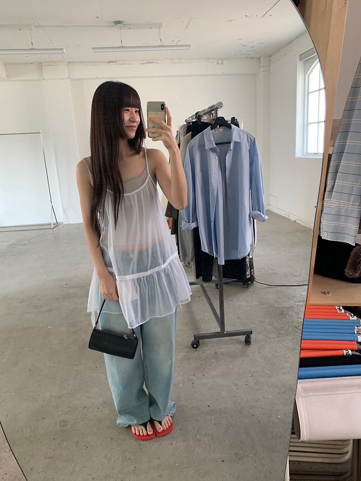 Logarden - Korean Women Fashion - #thelittlethings - Lace Shirring Blouse - 12