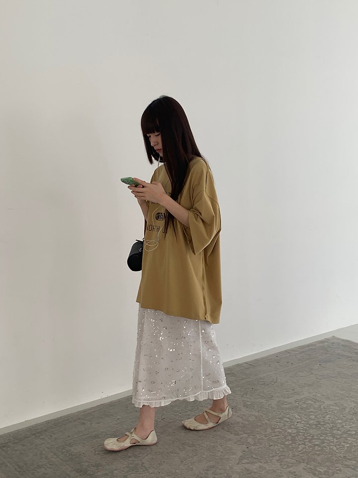 Logarden - Korean Women Fashion - #vintageinspired - Sequin Skirt - 8
