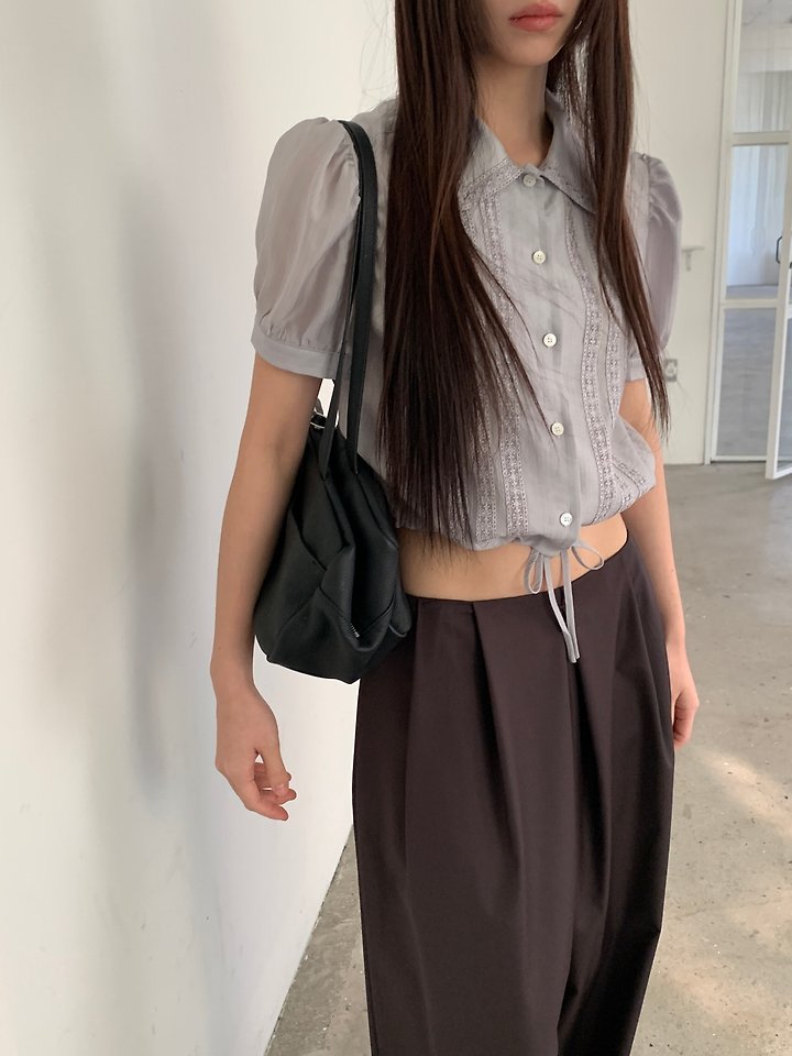 Logarden - Korean Women Fashion - #vintageinspired - Asha Blouse - 5