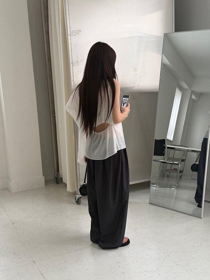 Logarden - Korean Women Fashion - #womensfashion - Drape Blouse - 8