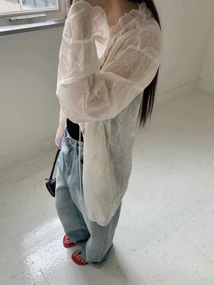 Logarden - Korean Women Fashion - #womensfashion - Lace Half Cardigan - 2