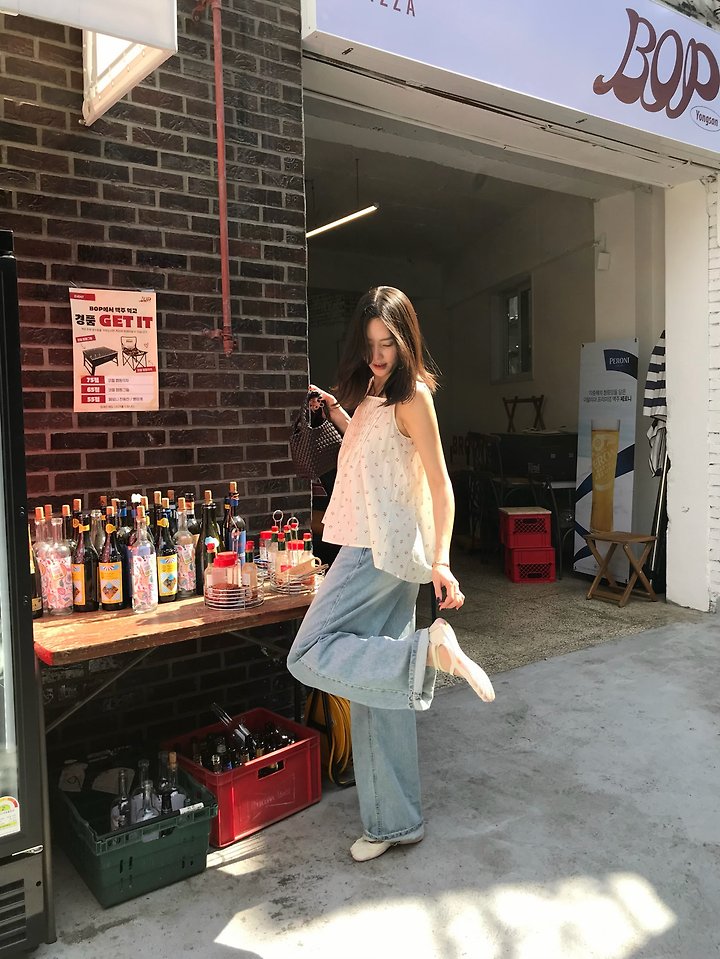 Logarden - Korean Women Fashion - #momslook - Cherry Pintuck Top - 4