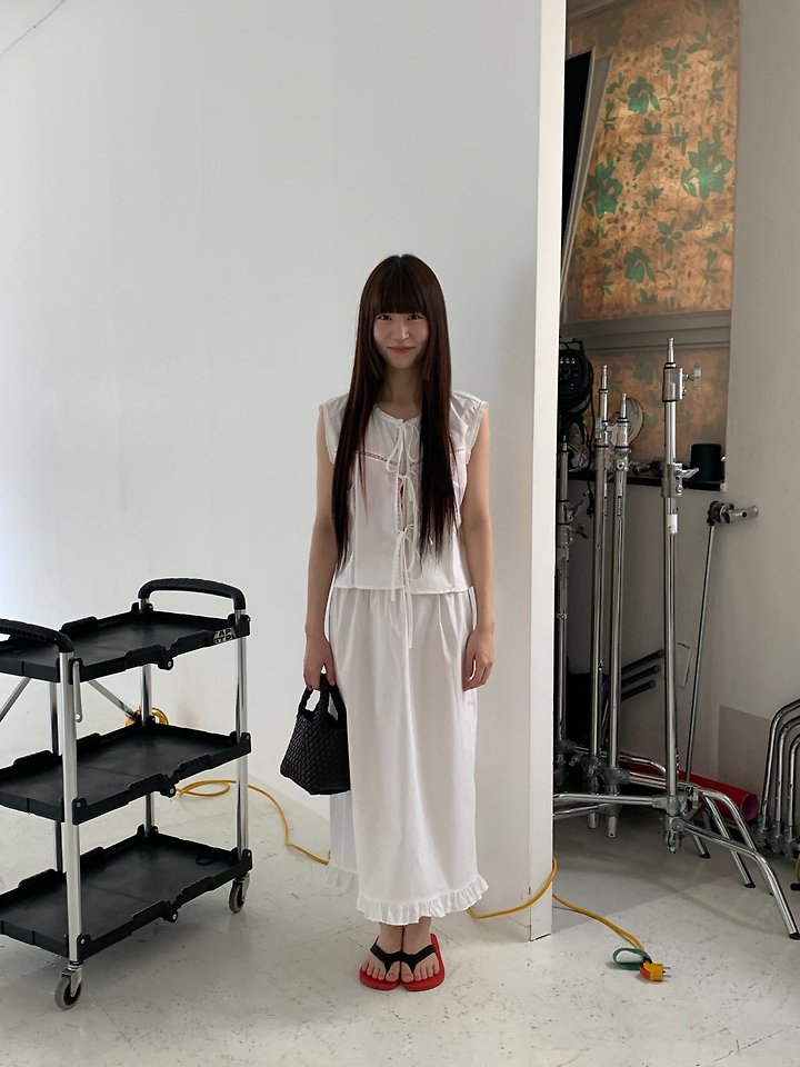 Logarden - Korean Women Fashion - #womensfashion - Cotton Shirring Skirt - 6