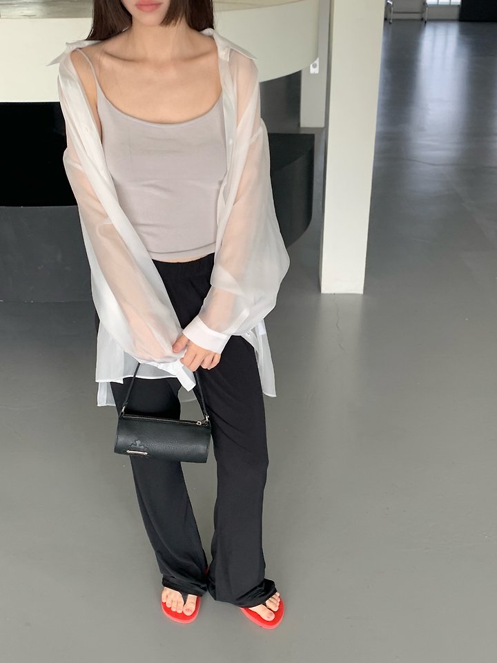 Logarden - Korean Women Fashion - #womensfashion - Slip Knit Sleeveless Top - 11