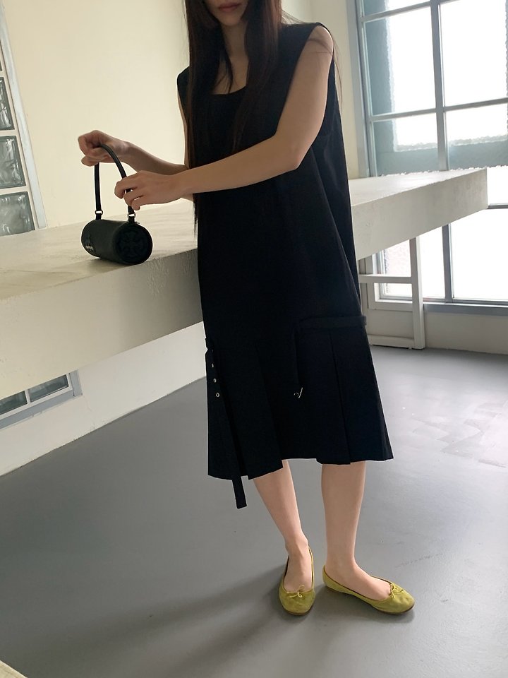 Logarden - Korean Women Fashion - #womensfashion - Low Belt One-piece - 8