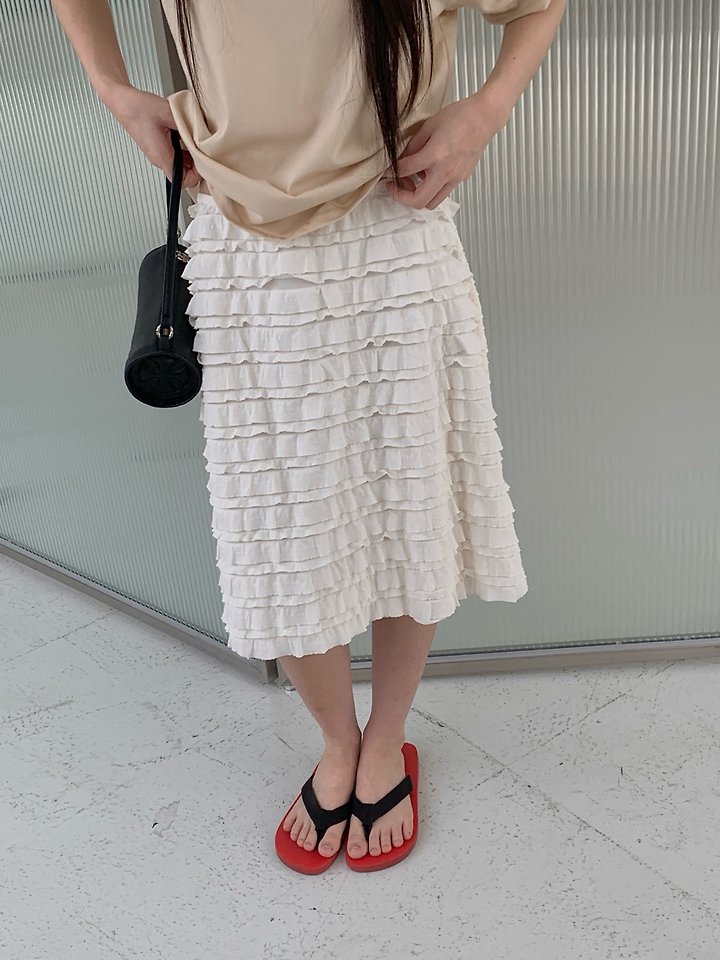 Logarden - Korean Women Fashion - #womensfashion - Tiered Skirt - 11