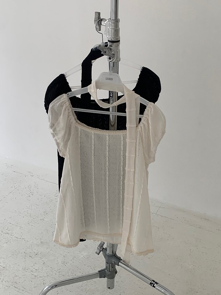 Logarden - Korean Women Fashion - #momslook - Anne Muffler Top - 4
