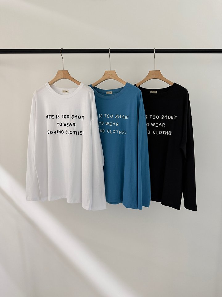 Logarden - Korean Women Fashion - #womensfashion - Sewing Embroidery Tee