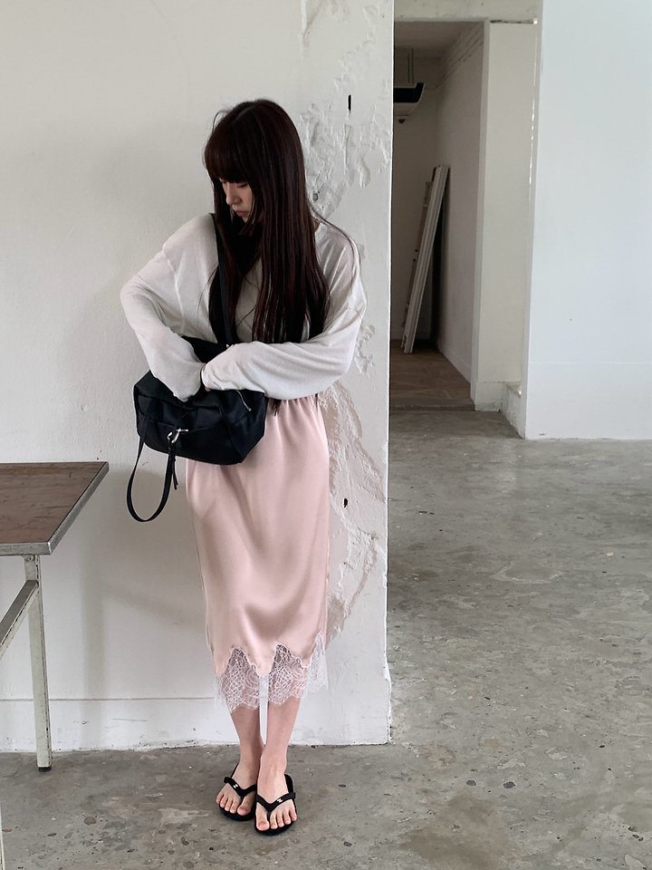 Logarden - Korean Women Fashion - #womensfashion - Rita Satin Skirt - 5