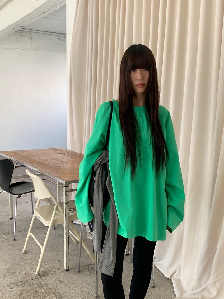Logarden - Korean Women Fashion - #womensfashion - Silket Boxy Tee - 3