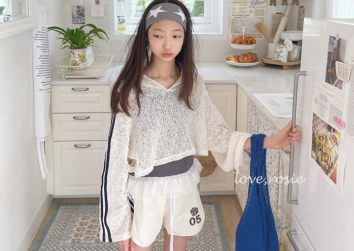 Love Rosie - Korean Children Fashion - #childofig - Hem Lace Frill Sleeveless Top - 10