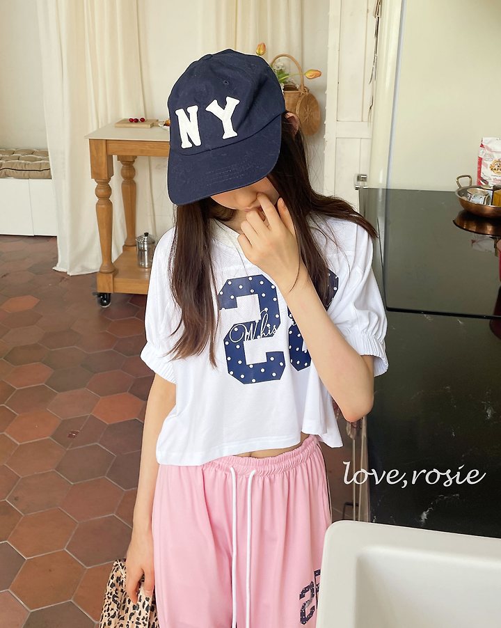 Love Rosie - Korean Children Fashion - #childofig - Mesh Puff Crop Tee