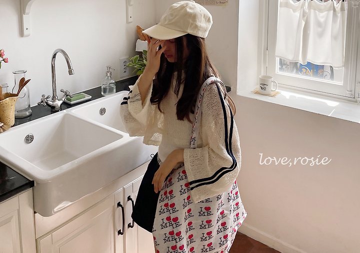 Love Rosie - Korean Children Fashion - #childrensboutique - Knit Lace Hood Tape Tee - 3