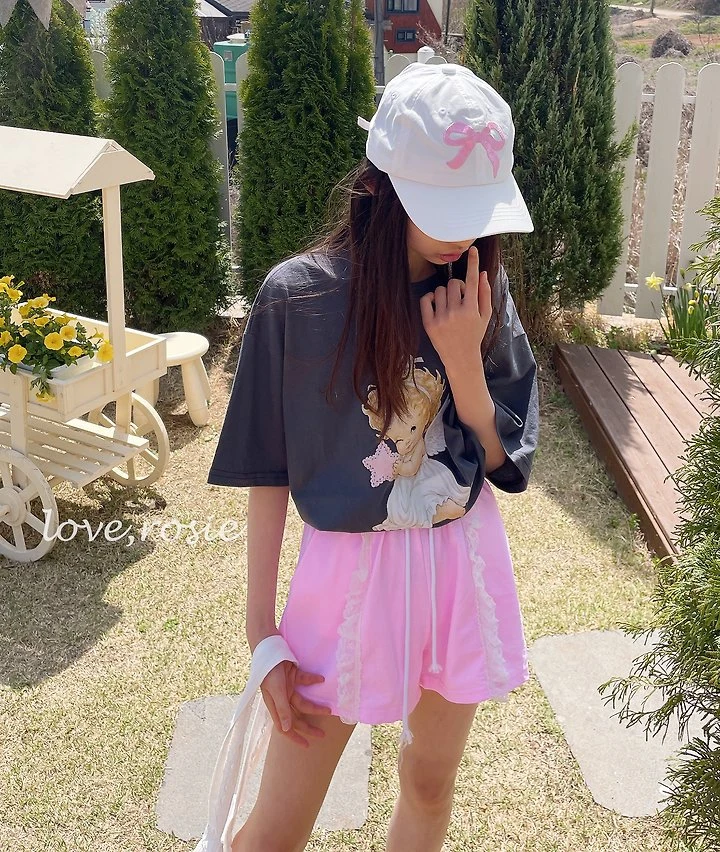 Love Rosie - Korean Children Fashion - #fashionkids - Front Lace Lovely Shorts - 2