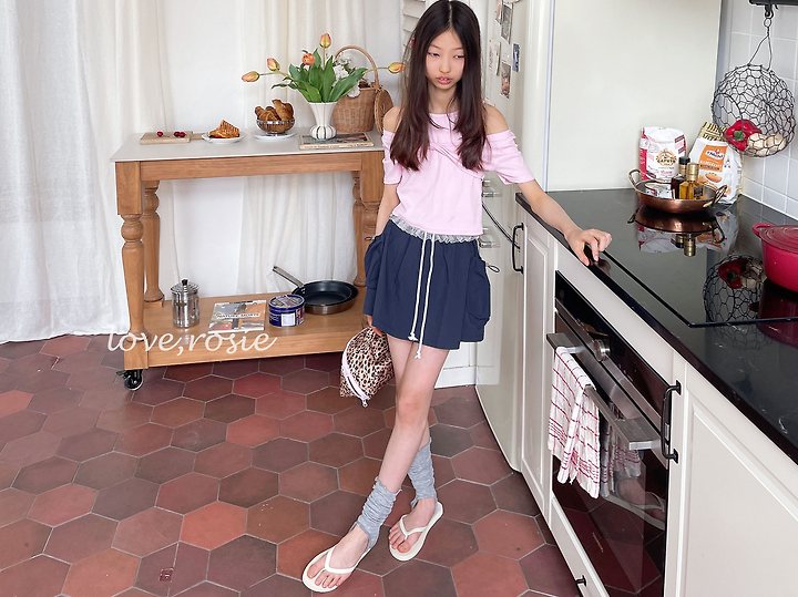 Love Rosie - Korean Children Fashion - #discoveringself - Front Ribbon Layered Slim Tee - 4