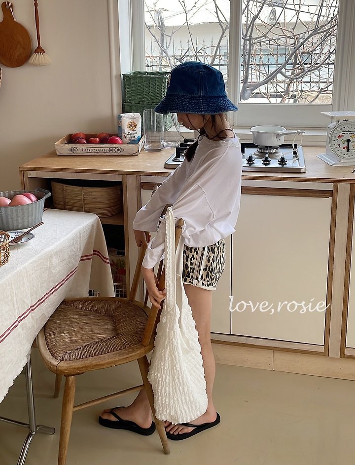 Love Rosie - Korean Children Fashion - #fashionkids - Unique Tape Shorts - 4