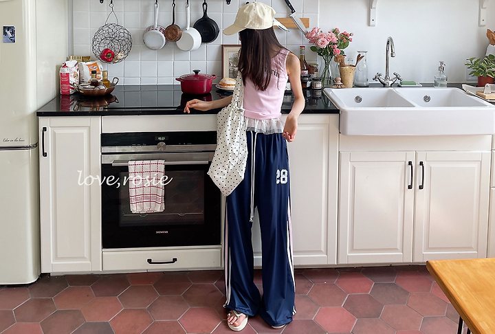 Love Rosie - Korean Children Fashion - #kidsshorts - Mesh Tape 2-Way Pants - 11
