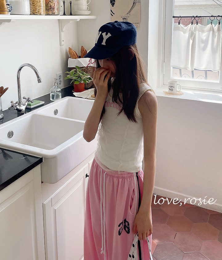 Love Rosie - Korean Children Fashion - #fashionkids - Ribbed Blue Marine Top - 4
