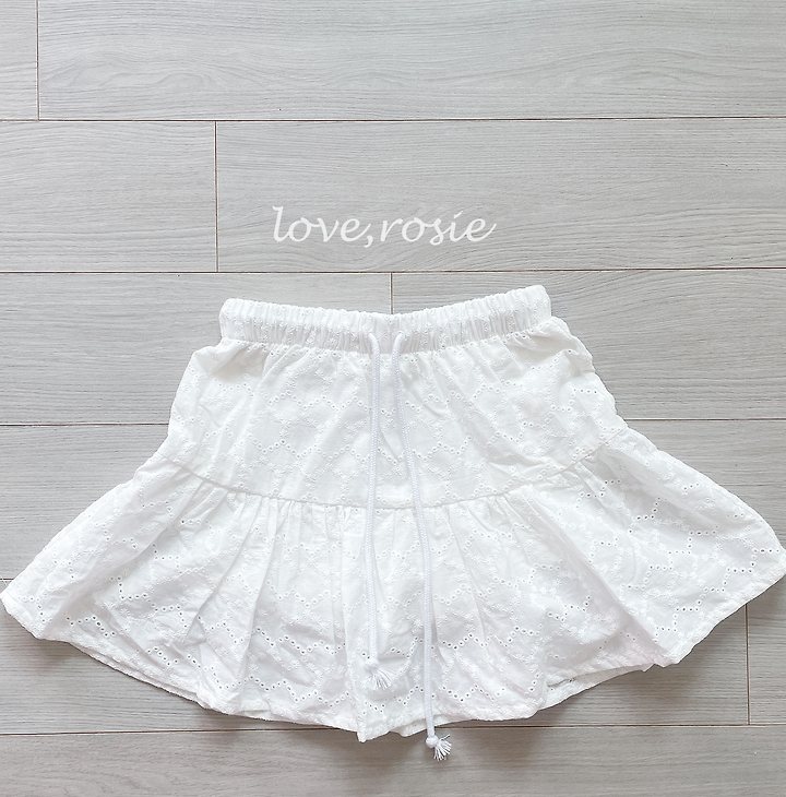 Love Rosie - Korean Children Fashion - #kidsshorts - Punching Frill Skirt