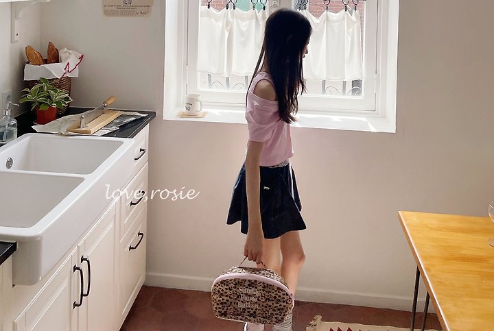 Love Rosie - Korean Children Fashion - #kidsstore - Front Ribbon Layered Slim Tee - 6