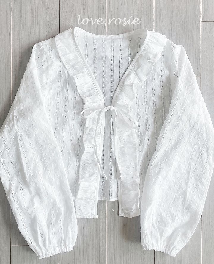 Love Rosie - Korean Children Fashion - #kidzfashiontrend - Popcorn Blouse Cardigan - 2