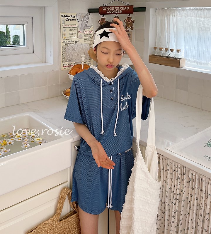 Love Rosie - Korean Children Fashion - #littlefashionista - ST Hoodie Set - 7